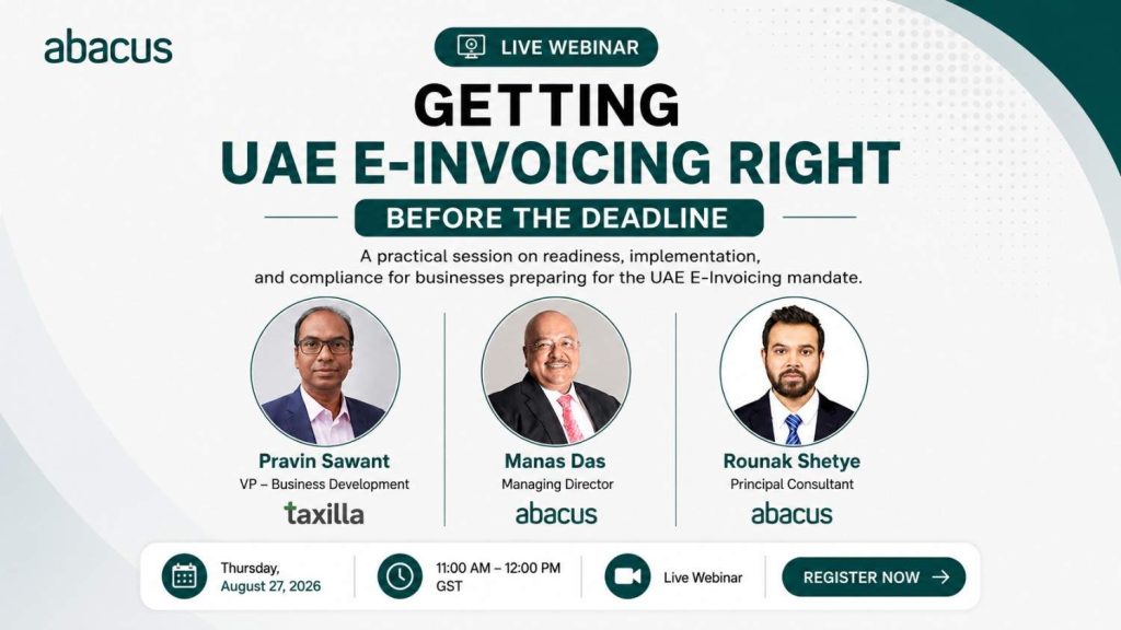 UAE E-Invoicing Webinar